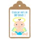 Etiqueta baby shower "ANGELITO CHICO"