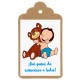 Etiqueta baby shower "OSITO CHICO"