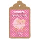 Etiqueta bautizo "BAUTIZO MELLIZOS O GEMELOS"