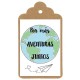 Etiqueta boda "MUNDO AVENTURAS"
