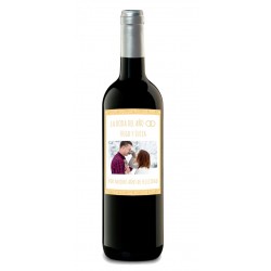 Botella de vino personalizada "BODA DEL AÑO"