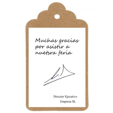 Etiqueta empresa "FERIA"