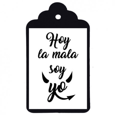 Etiqueta despedida "MALO/A"