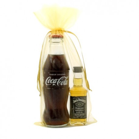 KIT WHISKY COLA: Whisky Jack Daniels y Coca-cola para regalar en eventos