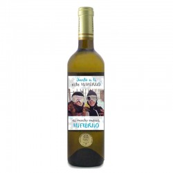Botella de vino personalizado "ESTE INVIERNO JUNTO A TI"