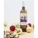botella vino blanco personalizada para navidad nieve