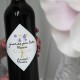 Botella de vino personalizada "GRACIAS POR TODO"