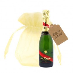 Botellita Champagne Mumm C. Rouge 3/8