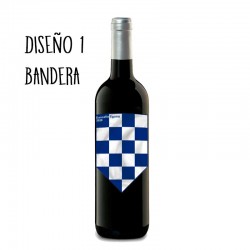 Botella de vino personalizada "Donostia eguna"