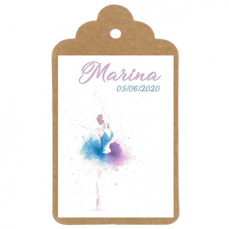 Etiqueta Comunión nº14: "BAILARINA"