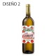Botella de vino personalizado "TOMATINA"