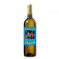 Botella de vino personalizada "Descenso del sella"