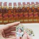 comunion botella mini personalizada con foto niña