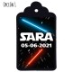Etiqueta cumpleaños "Star Wars"