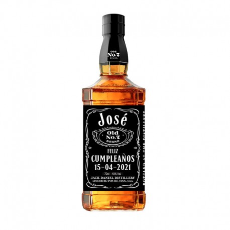 Botella whisky Jack Daniels Personalizada 70cl