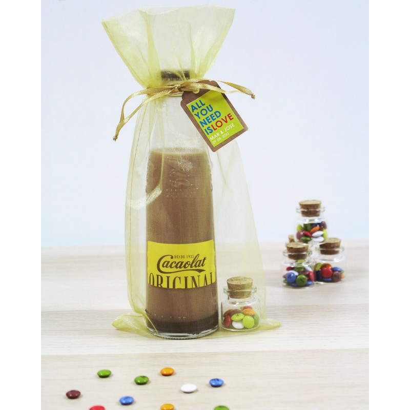 cuenco Conectado átomo Cacaolat batido de chocolate para regalar en eventos