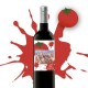 Botella de vino personalizado "TOMATINA"