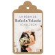 Etiqueta boda "FOTO NOVIOS"