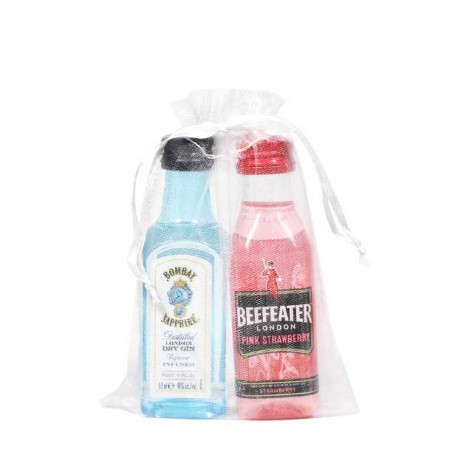 Pack ginebras: Beefeater Pink y Bombay Sapphire