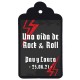 Etiqueta boda "ROCK&ROLL"