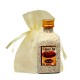 Licor de crema Panizo botellita con bolsita de organza