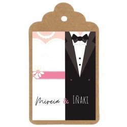 Etiqueta boda "Traje de boda"