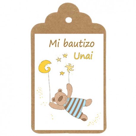 Etiqueta Bautizo "OSITO"