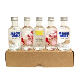 Caja botellitas "Vodka Sabores"