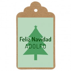 Etiqueta Navidad "ÁRBOL"