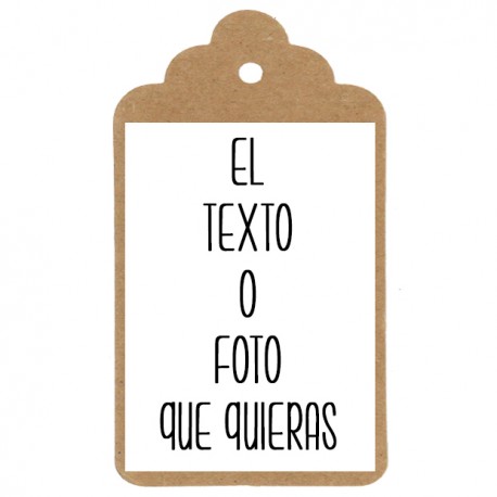 Diseña tu propia Etiqueta Kraft