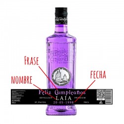 Pack tres botellas Puerto de Indias personalizadas 70cl