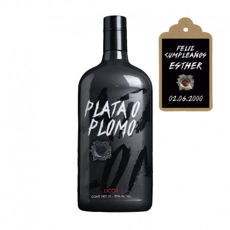 Botella Plata o Plomo 1L