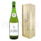 Botella Sidra Petritegi personalizada y caja de madera