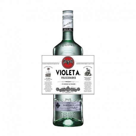 Botella Ron Bacardí personalizada