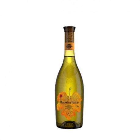 Botellita vino blanco Marqués de Vizhoja (37,5 cl) botellita sola