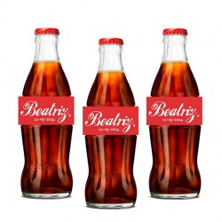 Coca Cola botellín personalizada (Pack de 3)