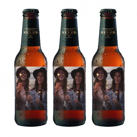 Cerveza personalizada con foto
