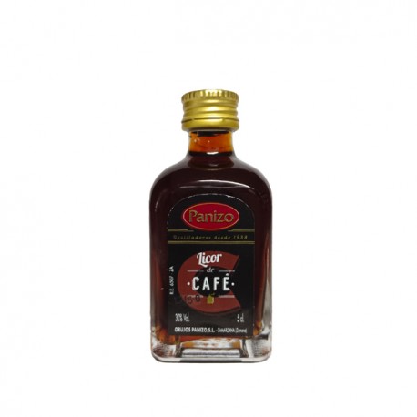 Botellita licor de café Panizo
