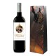 vino crianza con estuche personalizado para regalar en navidad