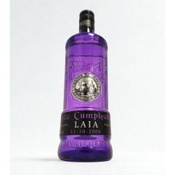 Botella Puerto de Indias Mora personalizada 70cl