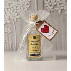 Botellita ginebra Seagrams