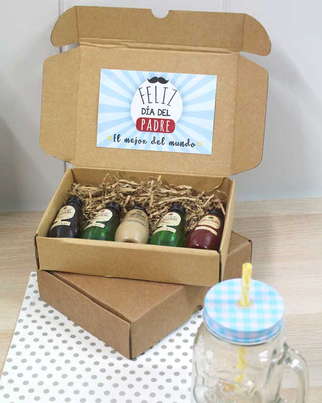 Caja de licores Ruavieja para el Día Del Padre